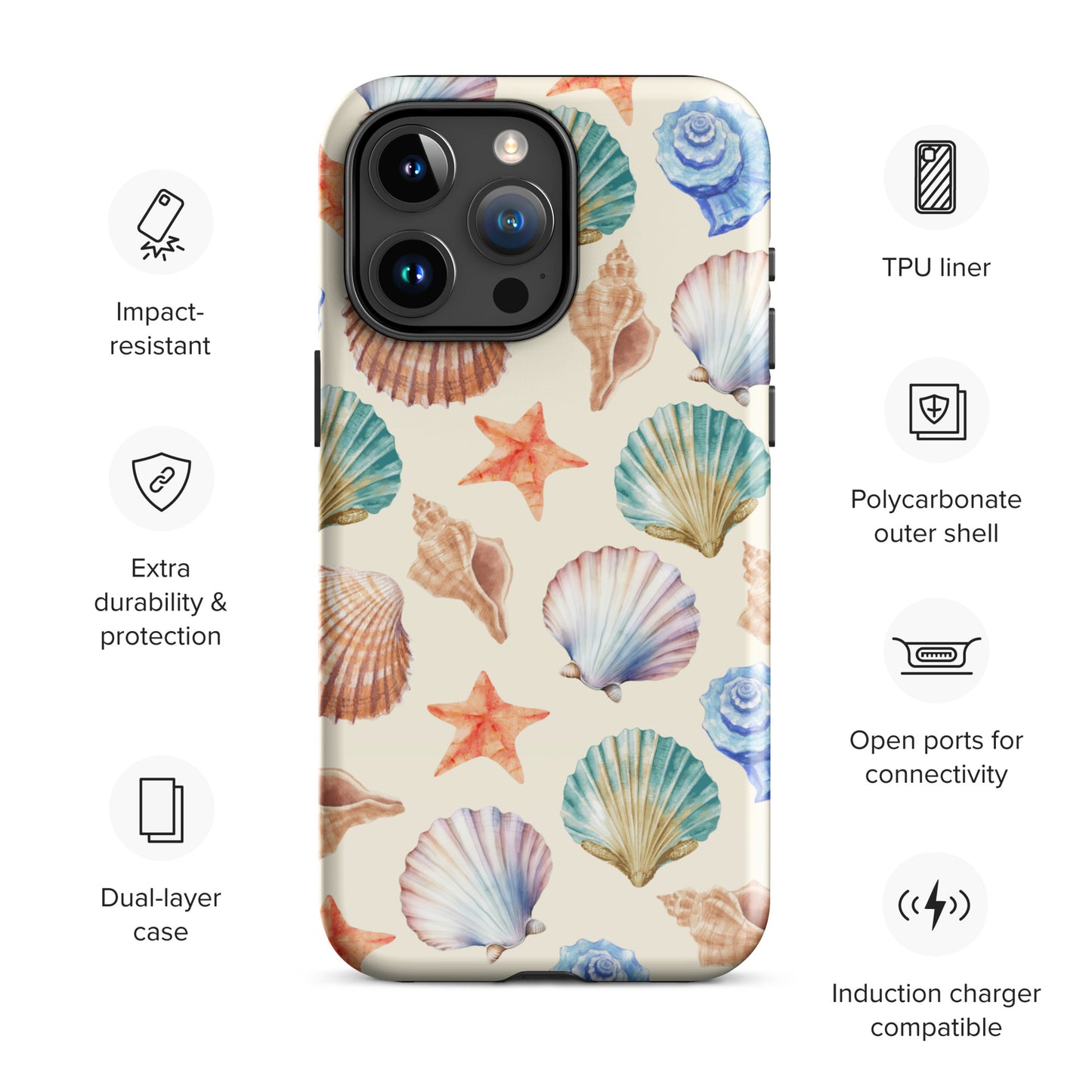 Seashell Breeze iPhone Case