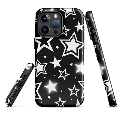 Black Stardust iPhone Case