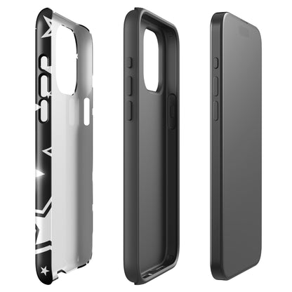 Black Stardust iPhone Case