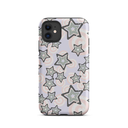 Y2K Gray Star iPhone Case Matte iPhone 11