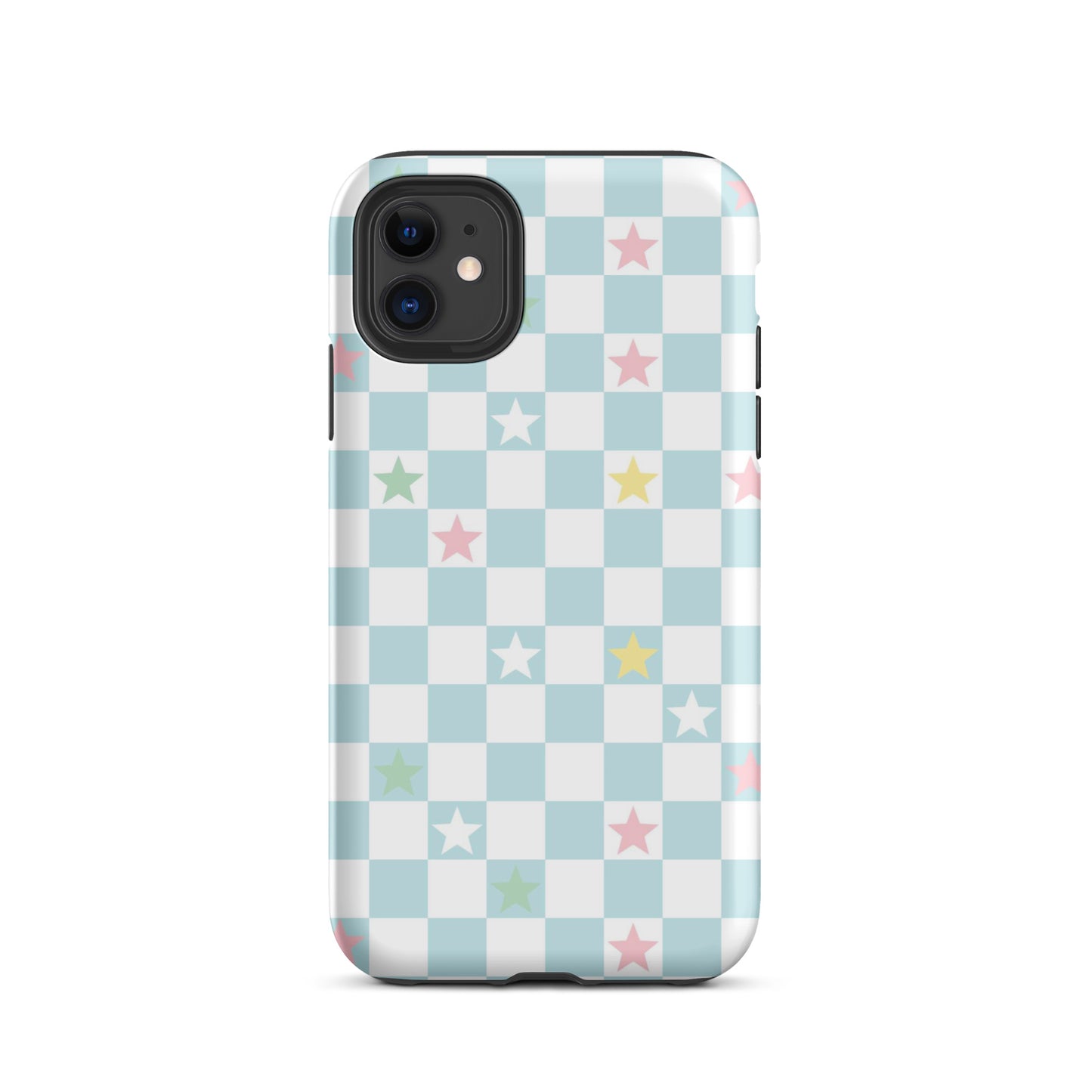 Stars Checkered iPhone Case iPhone 11 Matte