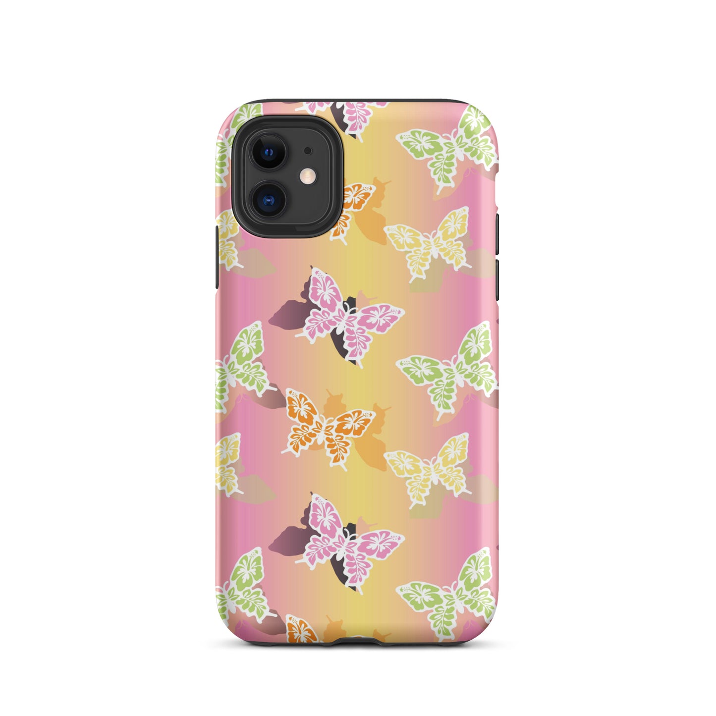 Butterfly Gradient iPhone Case Matte iPhone 11