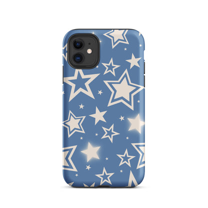 Blue Stardust iPhone Case