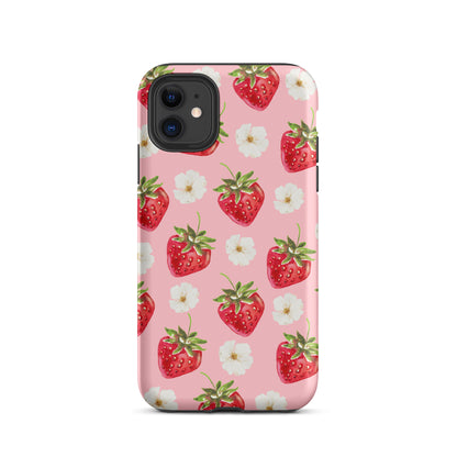 Strawberry Garden iPhone Case