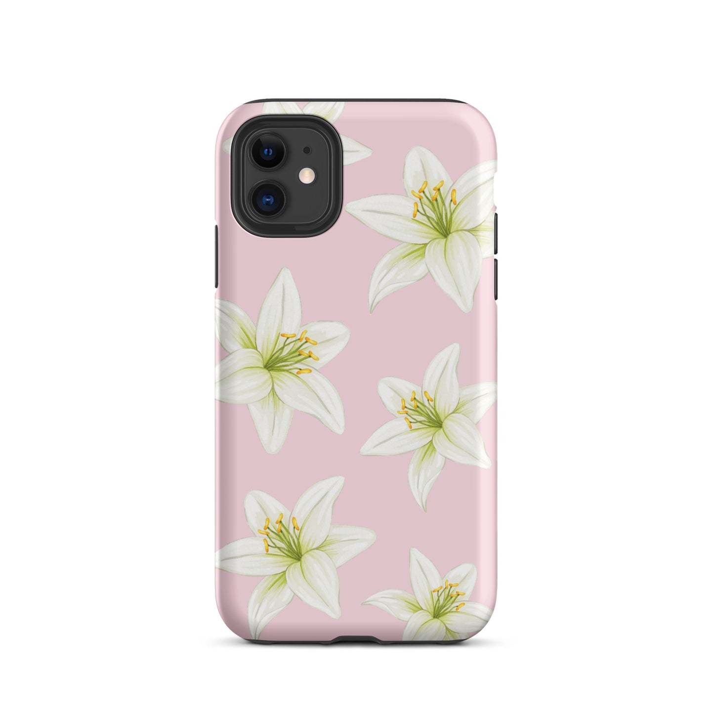 Pink Tiger Lily iPhone Case