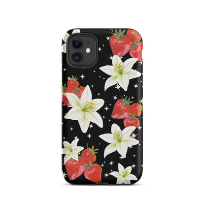 Tiger Lilies & Strawberries iPhone Case