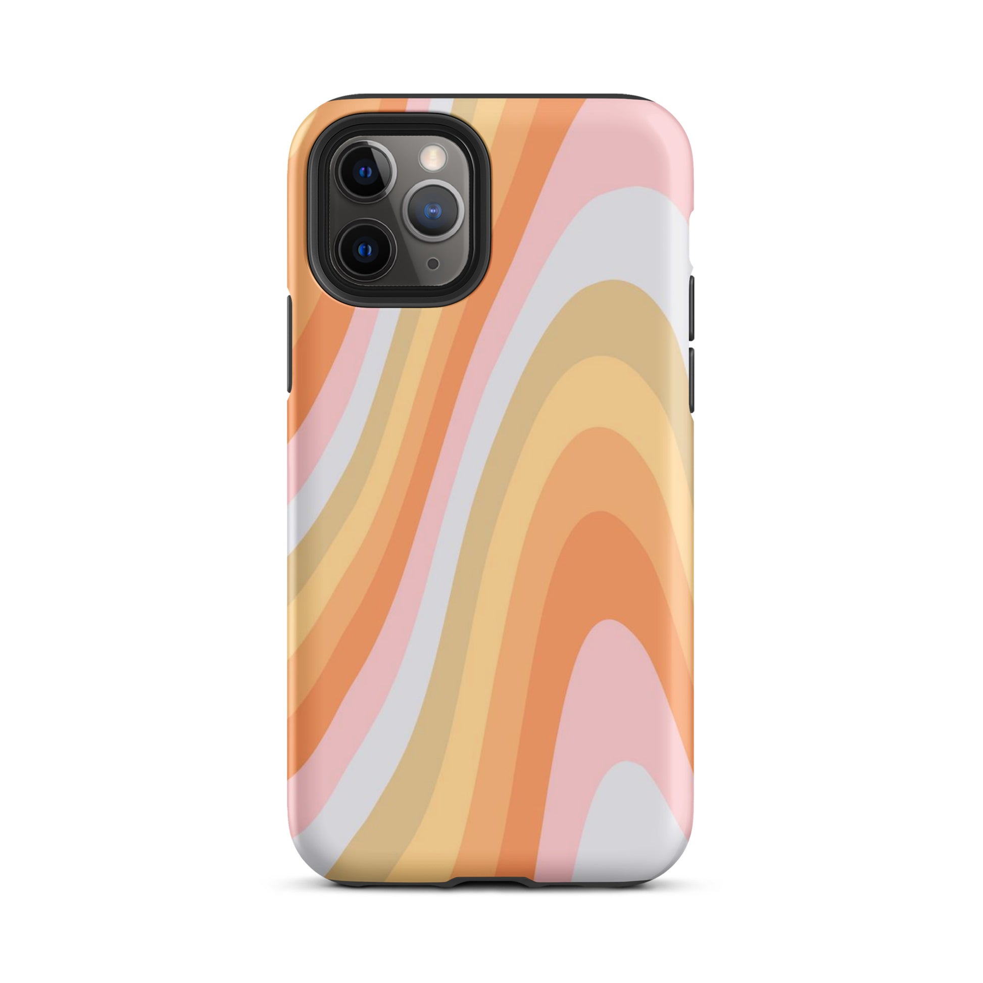 Rainbow Waves iPhone Case iPhone 11 Pro Matte