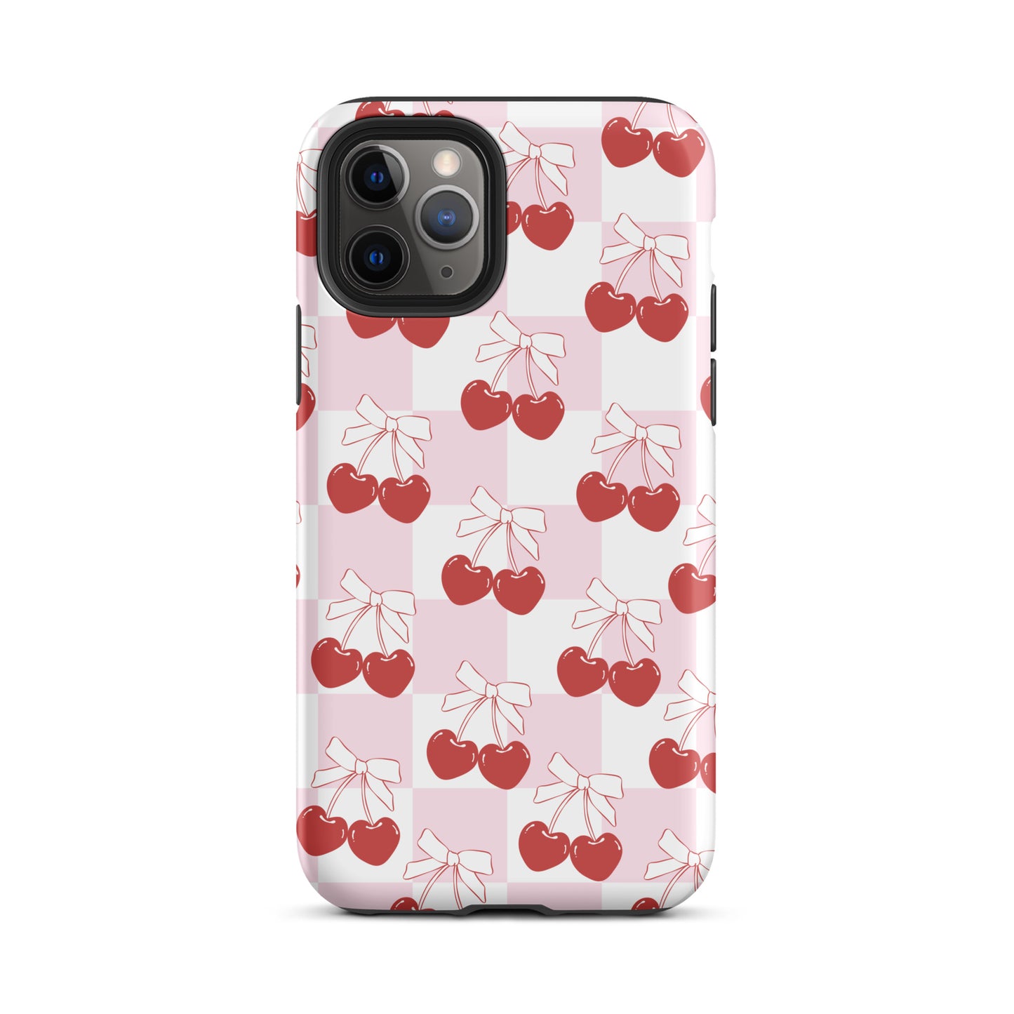 Cherry Bows Coquette iPhone Case