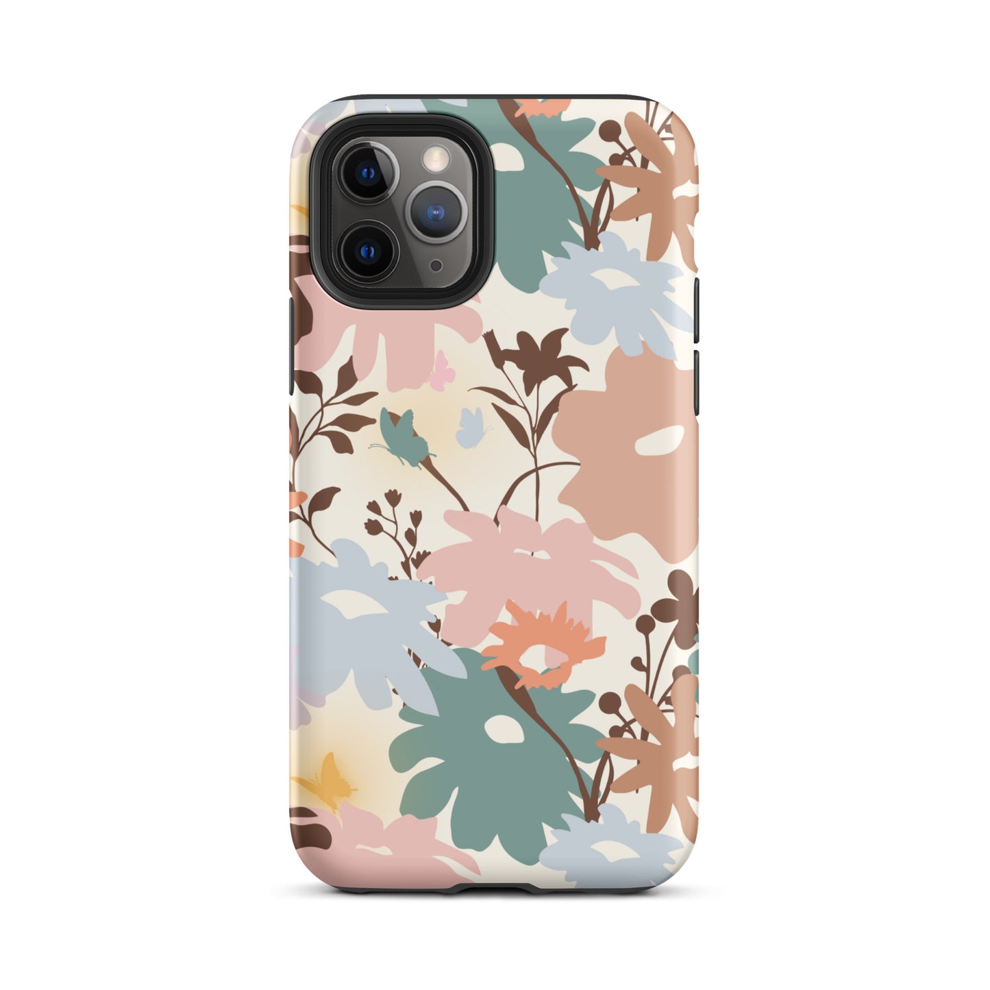 Retro Floral Fusion iPhone Case