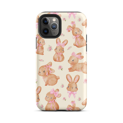 Bow Bunny iPhone Case