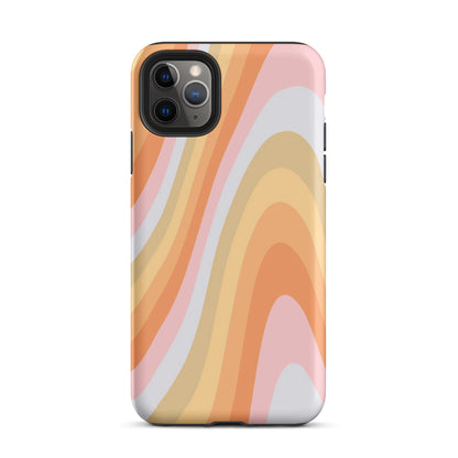 Rainbow Waves iPhone Case iPhone 11 Pro Max Matte