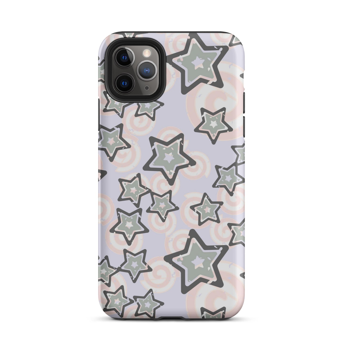 Y2K Gray Star iPhone Case Matte iPhone 11 Pro Max