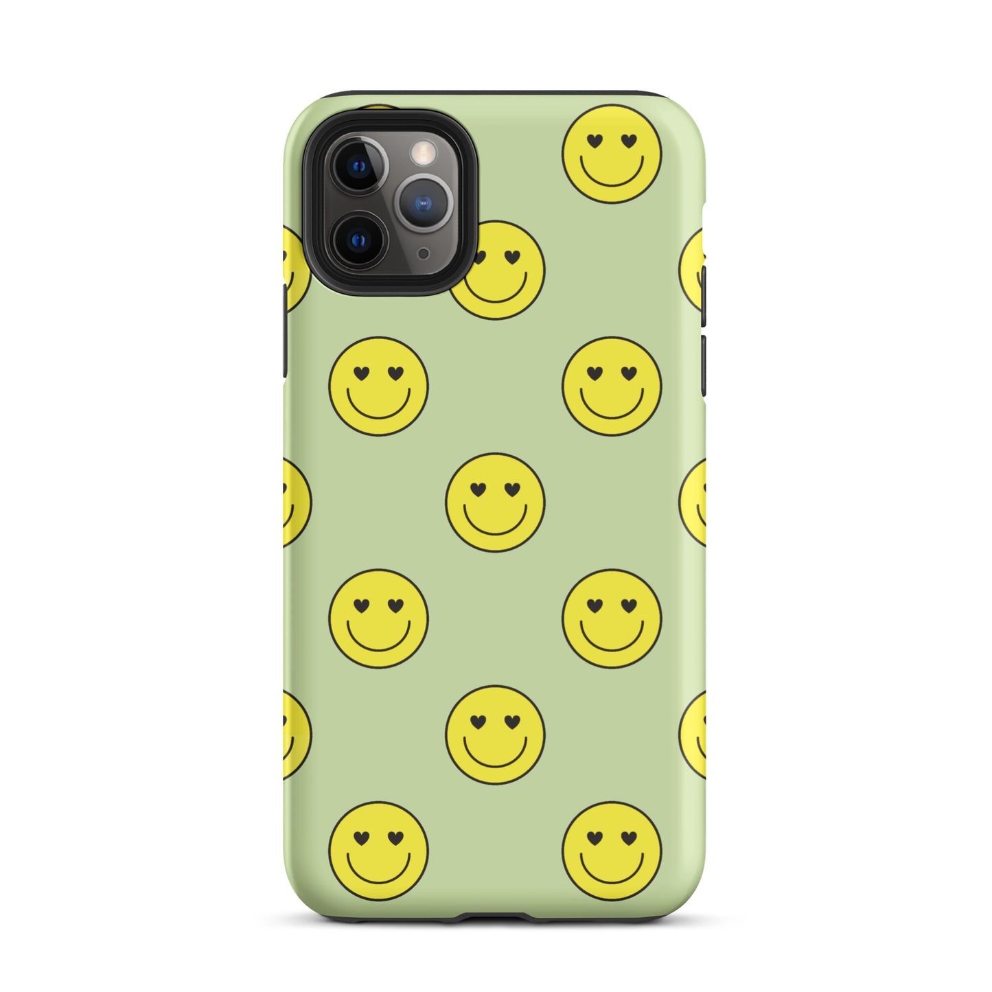 Neon Smiley Faces iPhone Case iPhone 11 Pro Max Matte