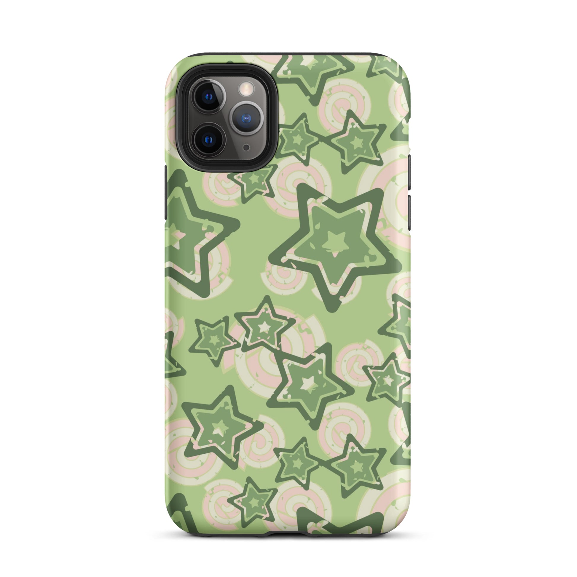 Y2K Green Star iPhone Case iPhone 11 Pro Max Matte