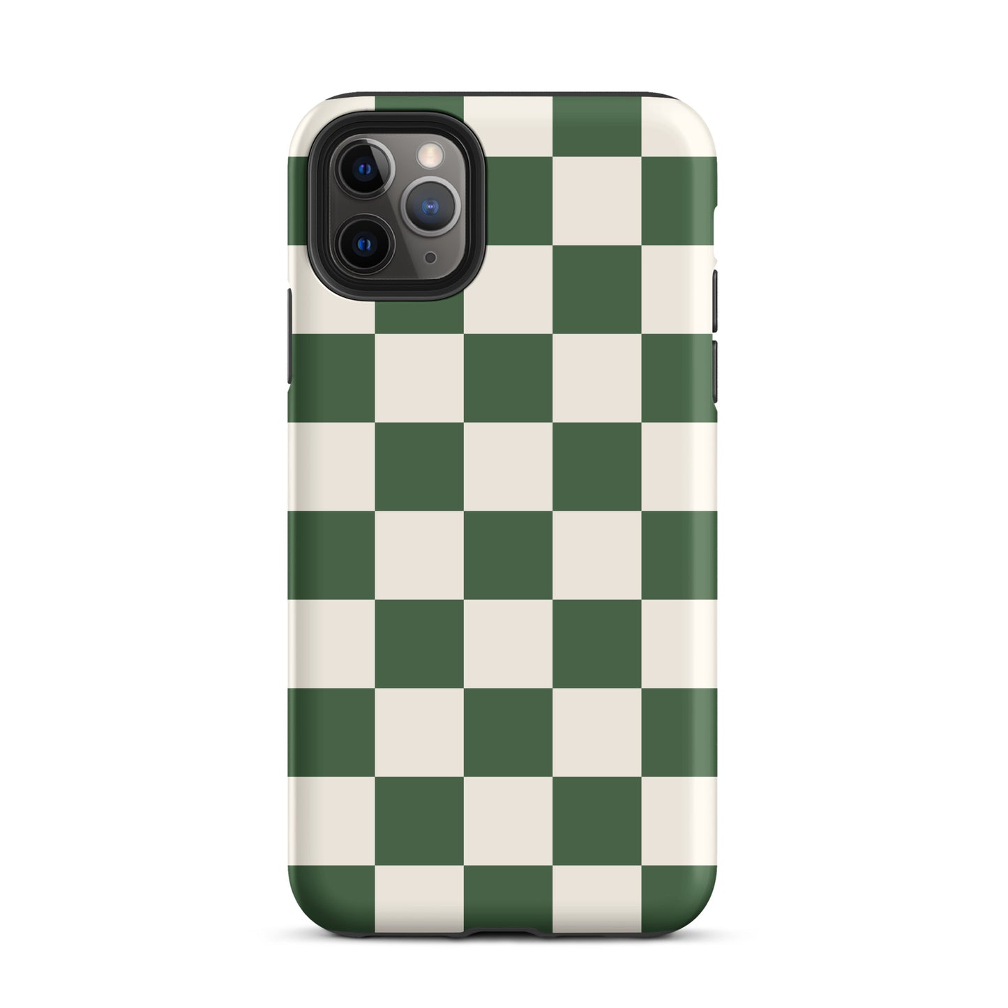 Green Checkered iPhone Case iPhone 11 Pro Max Matte