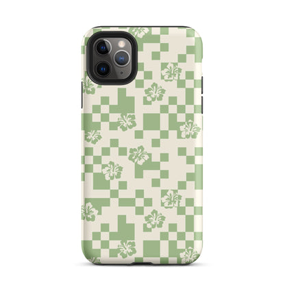 Green Hibiscus iPhone Case iPhone 11 Pro Max Matte