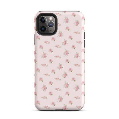 Pink Vintage Roses iPhone Case