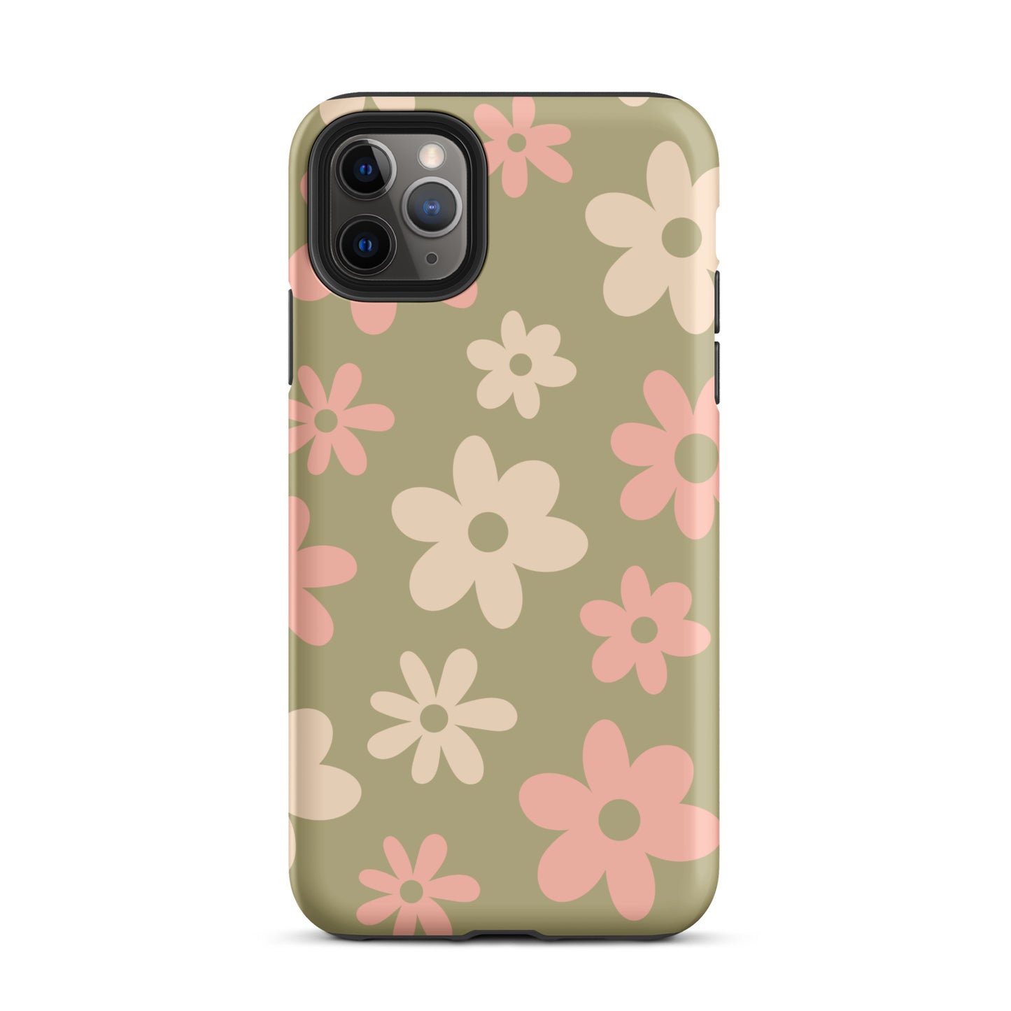 Green Flower Power iPhone Case