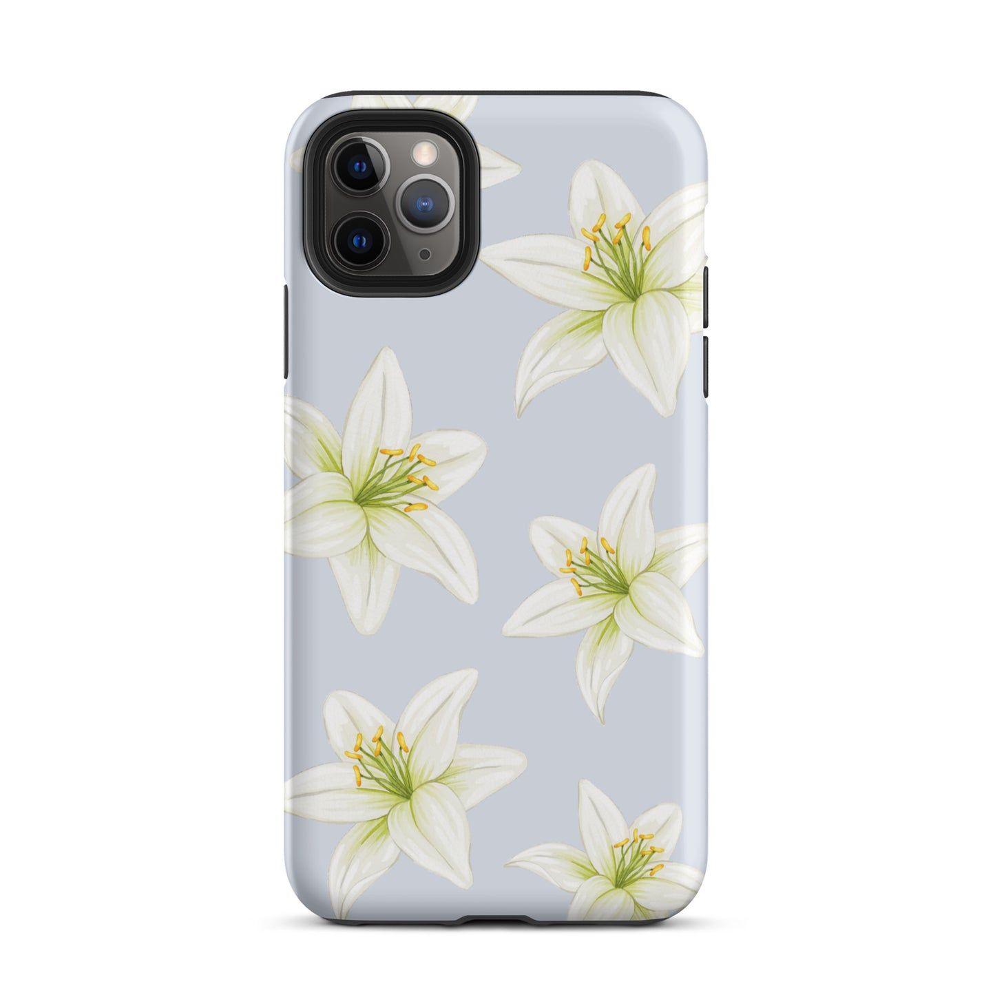 Blue Tiger Lily iPhone Case