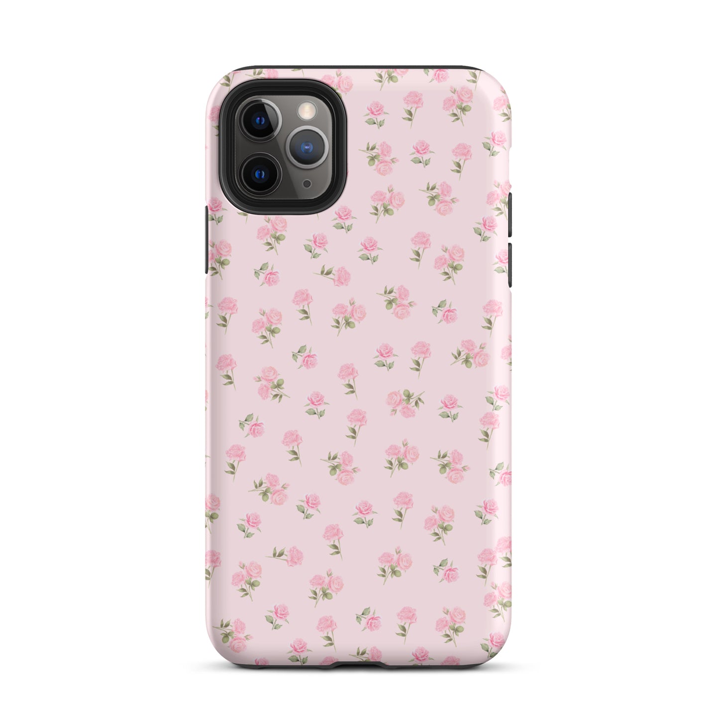 Pink Ditsy Roses iPhone Case