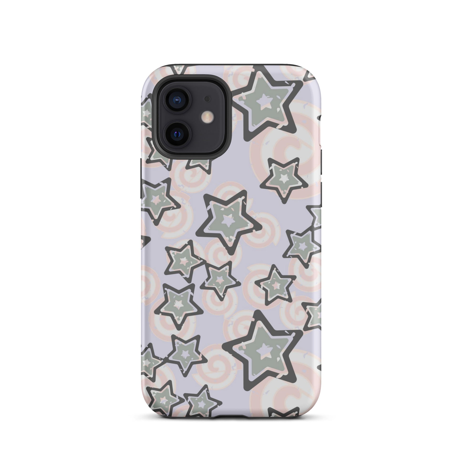 Y2K Gray Star iPhone Case Matte iPhone 12