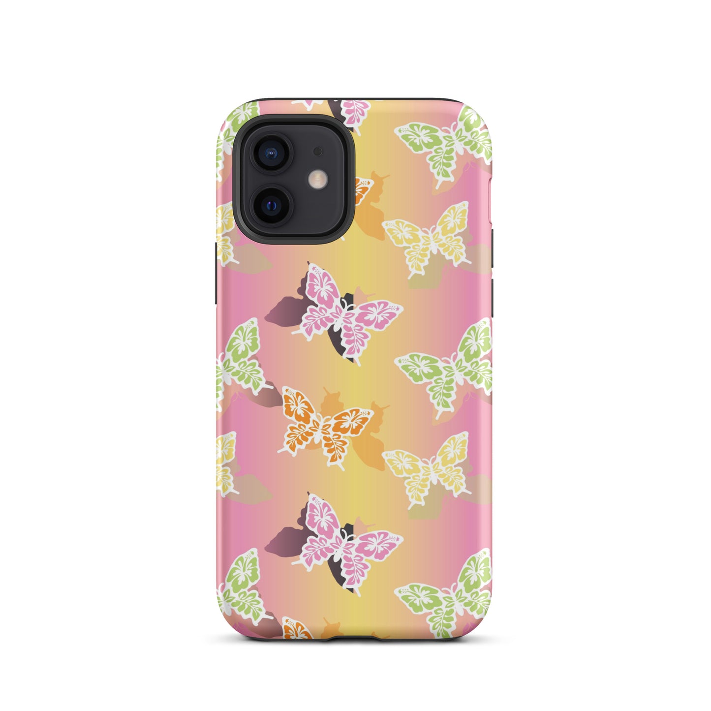 Butterfly Gradient iPhone Case Matte iPhone 12