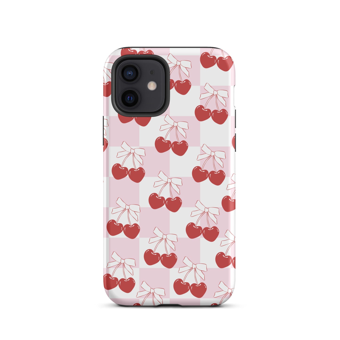 Cherry Bows Coquette iPhone Case