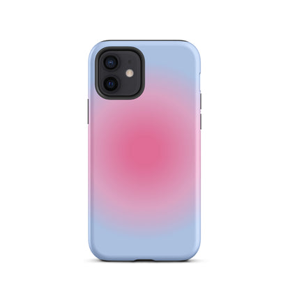 Pink & Blue Aura iPhone Case