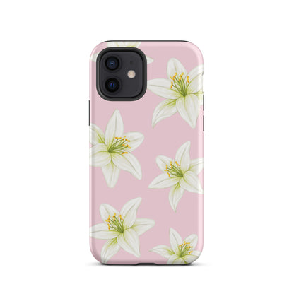 Pink Tiger Lily iPhone Case