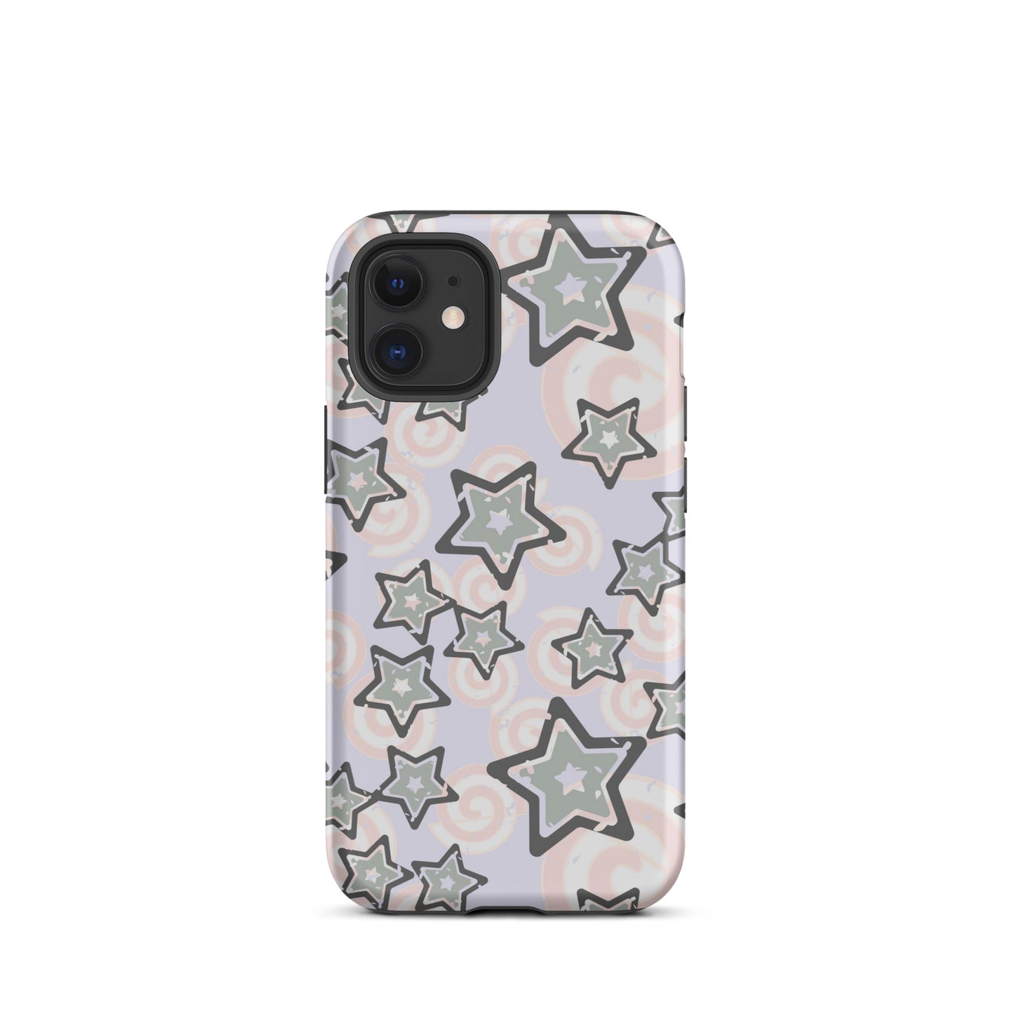 Y2K Gray Star iPhone Case Matte iPhone 12 mini