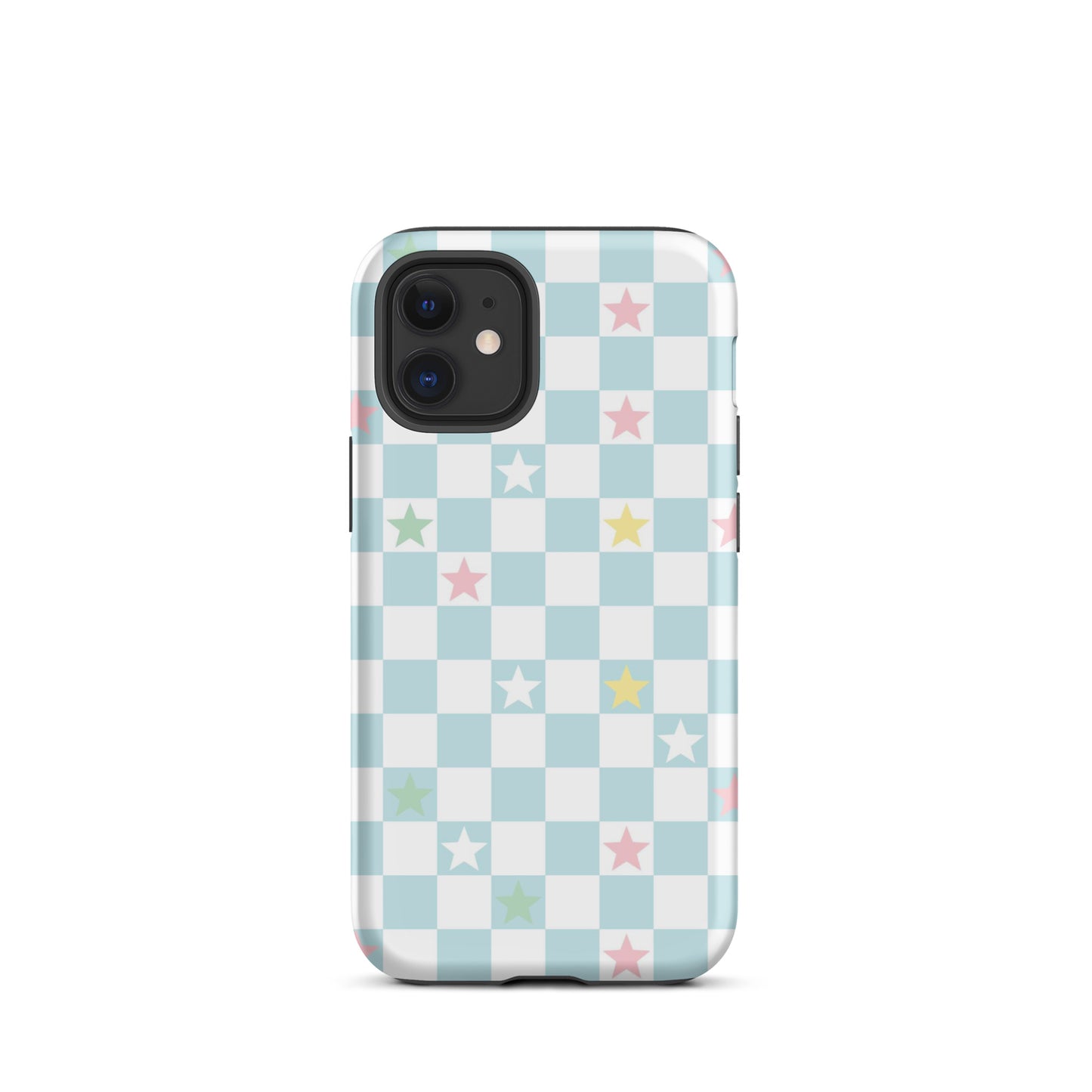 Stars Checkered iPhone Case iPhone 12 mini Matte