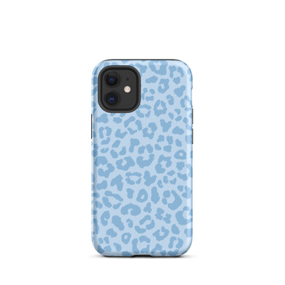 Blue Leopard iPhone Case iPhone 12 mini Matte