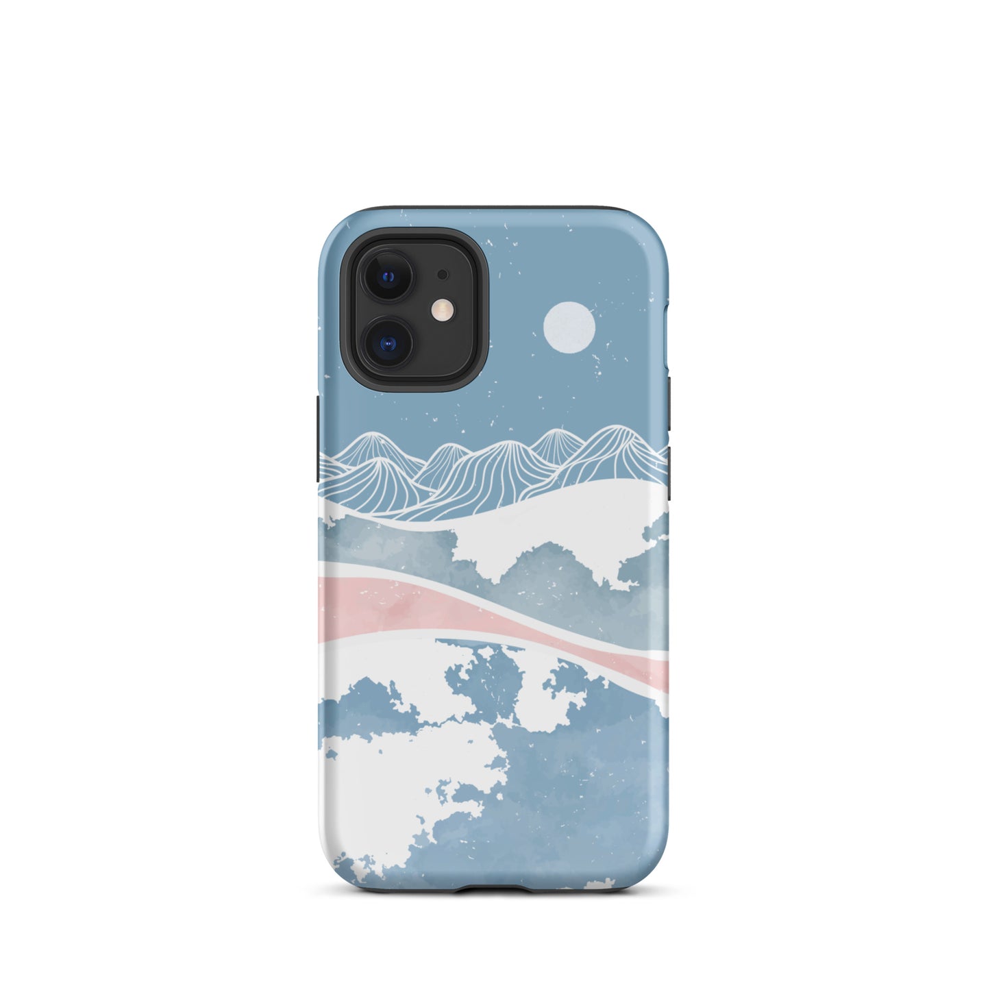 Blue Winter Night iPhone Case iPhone 12 mini Matte