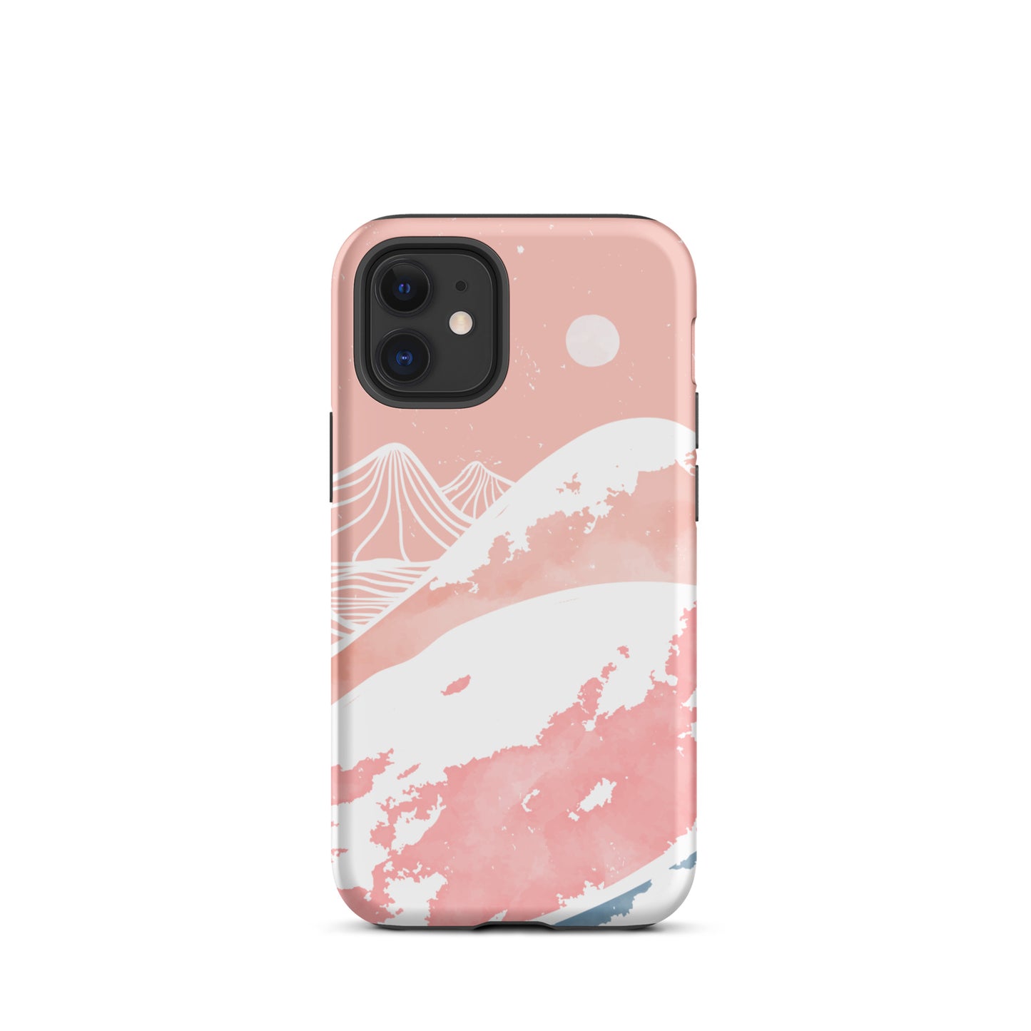 Pink Winter Night iPhone Case iPhone 12 mini Matte