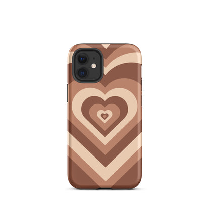 Choco Hearts iPhone Case iPhone 12 mini Matte