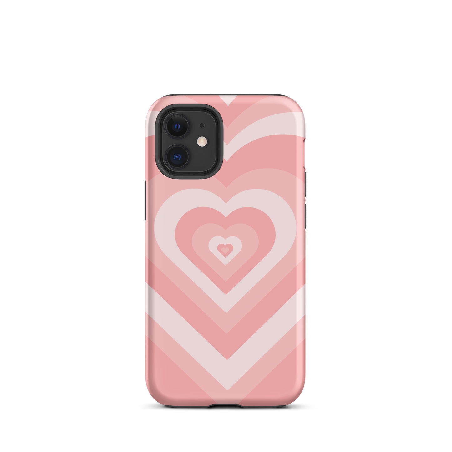 Pink Hearts iPhone Case iPhone 12 mini Matte