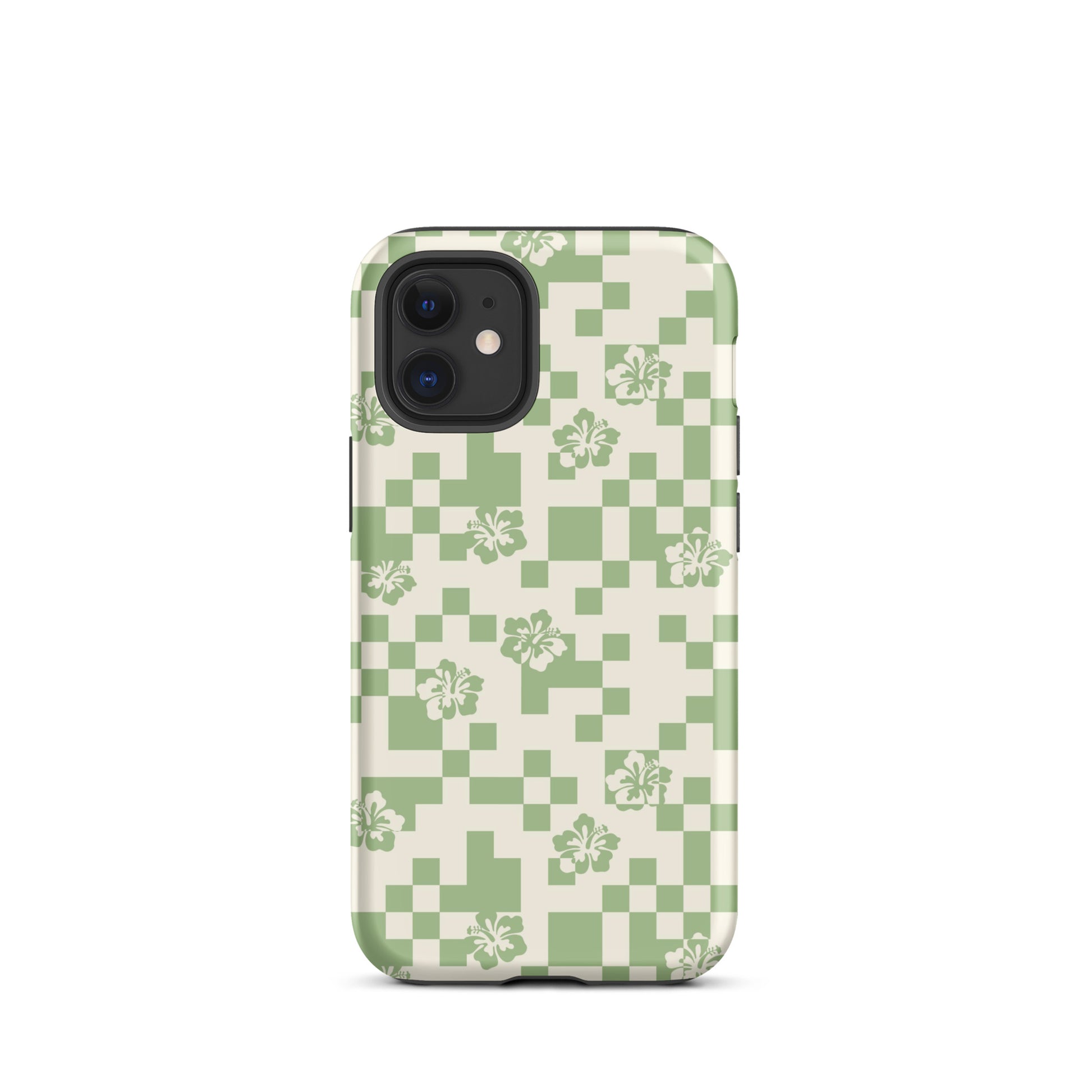 Green Hibiscus iPhone Case iPhone 12 mini Matte