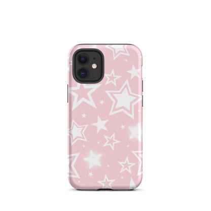 Y2K Pink Stars iPhone Case