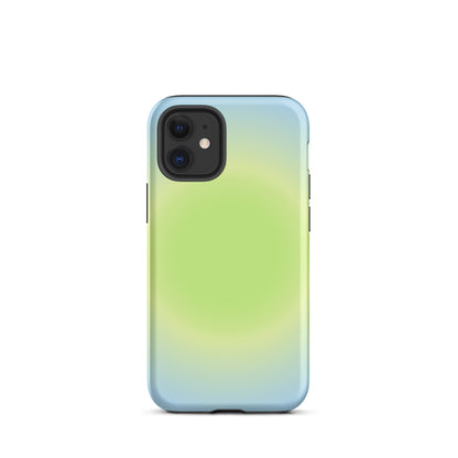 Green & Blue Aura iPhone Case