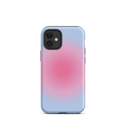 Pink & Blue Aura iPhone Case