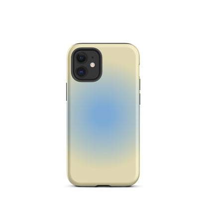 Blue & Yellow Aura iPhone Case