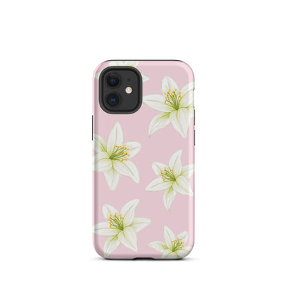 Pink Tiger Lily iPhone Case