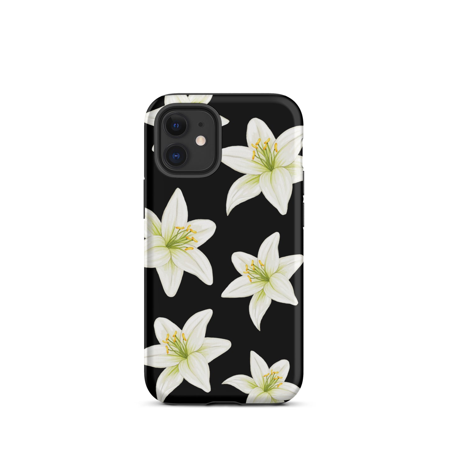 Black Tiger Lily iPhone Case