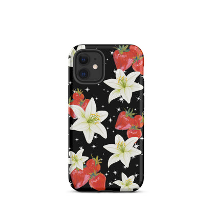 Tiger Lilies & Strawberries iPhone Case