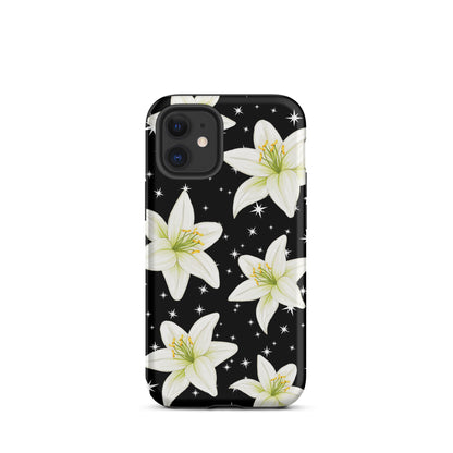 Tiger Lilies & Stars iPhone Case