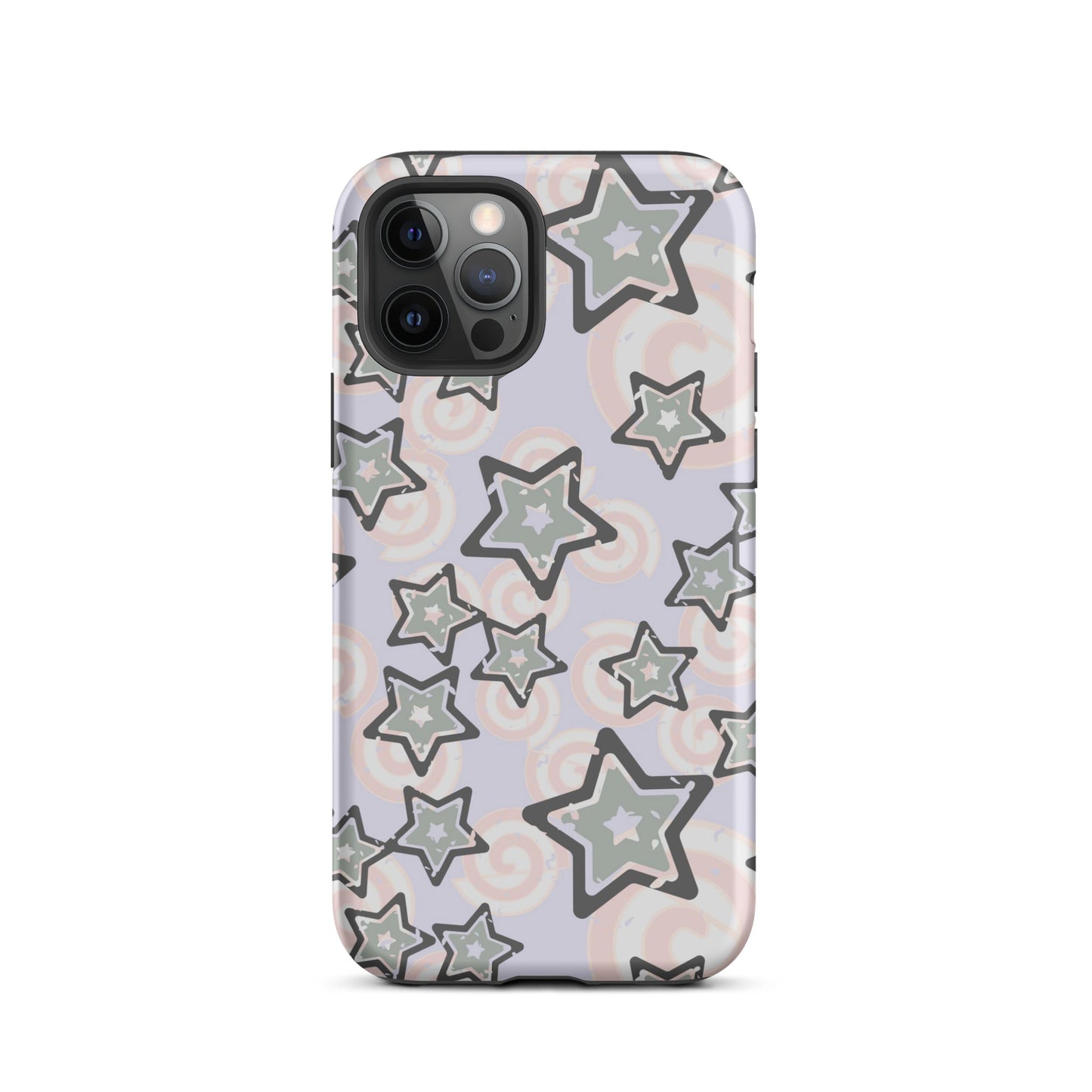 Y2K Gray Star iPhone Case Matte iPhone 12 Pro