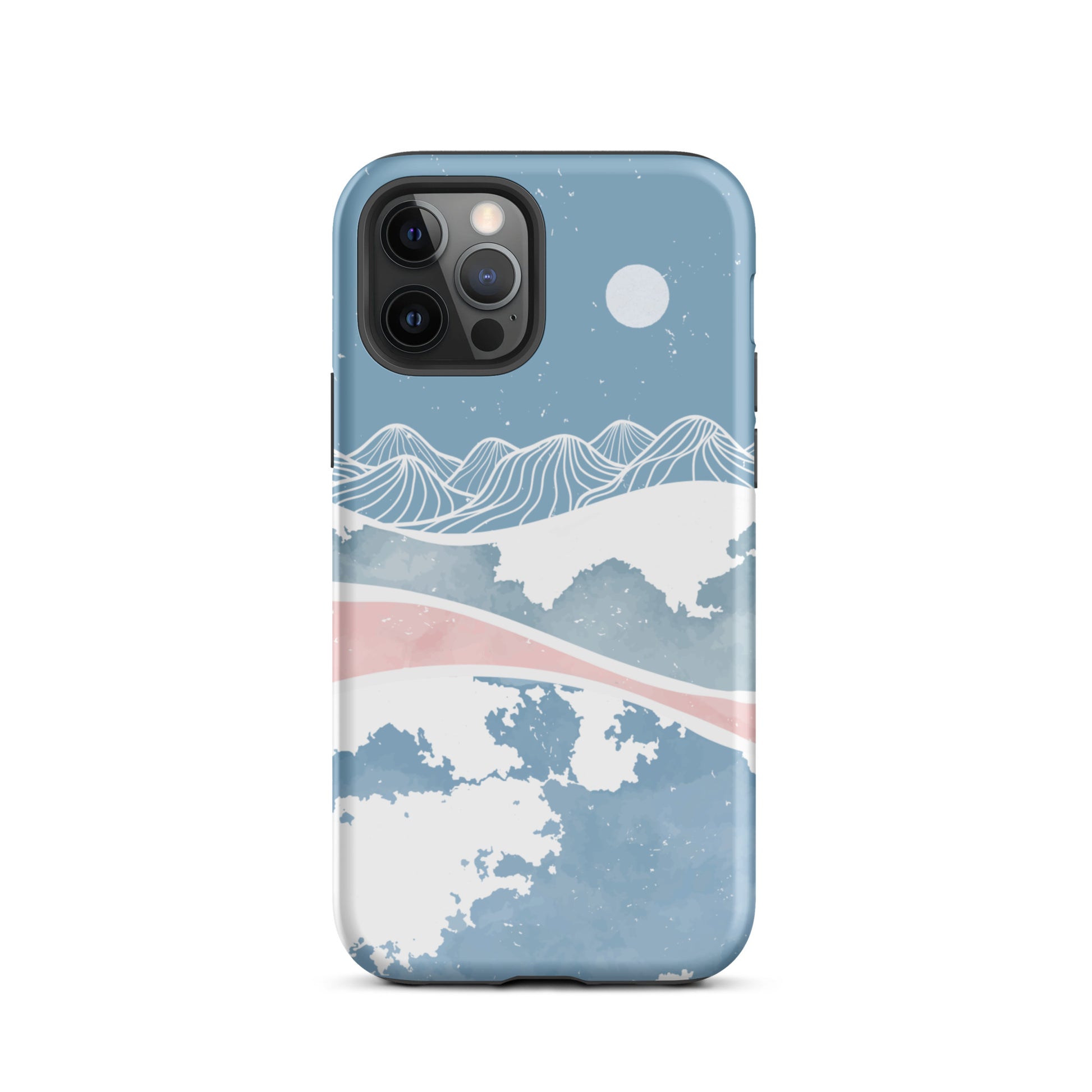 Blue Winter Night iPhone Case iPhone 12 Pro Matte