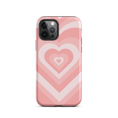 Pink Hearts iPhone Case iPhone 12 Pro Matte