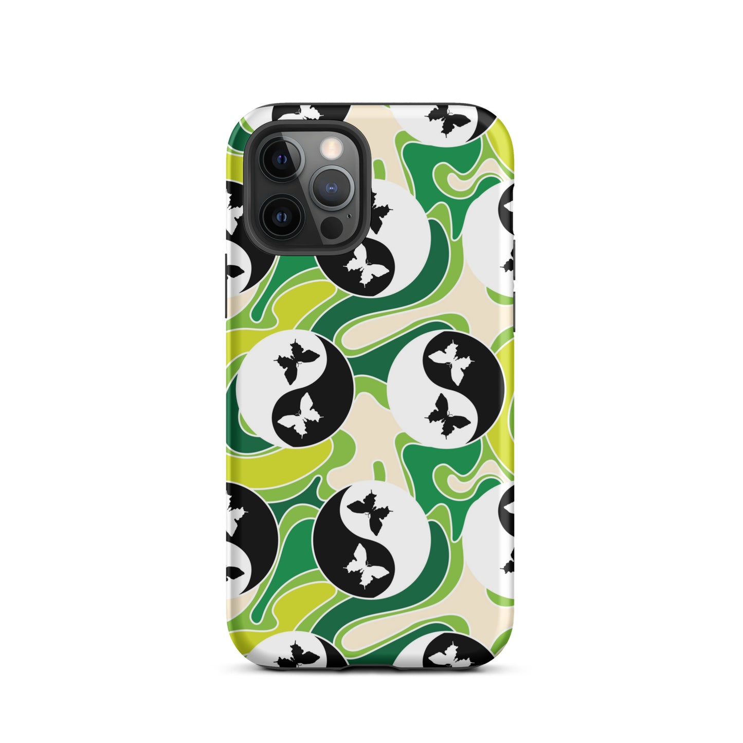 Yin Yang Butterfly iPhone Case Matte iPhone 12 Pro