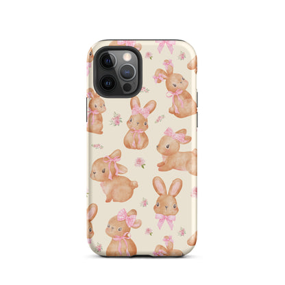 Bow Bunny iPhone Case